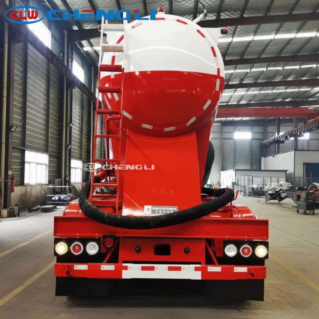 bulk cement semi trailer