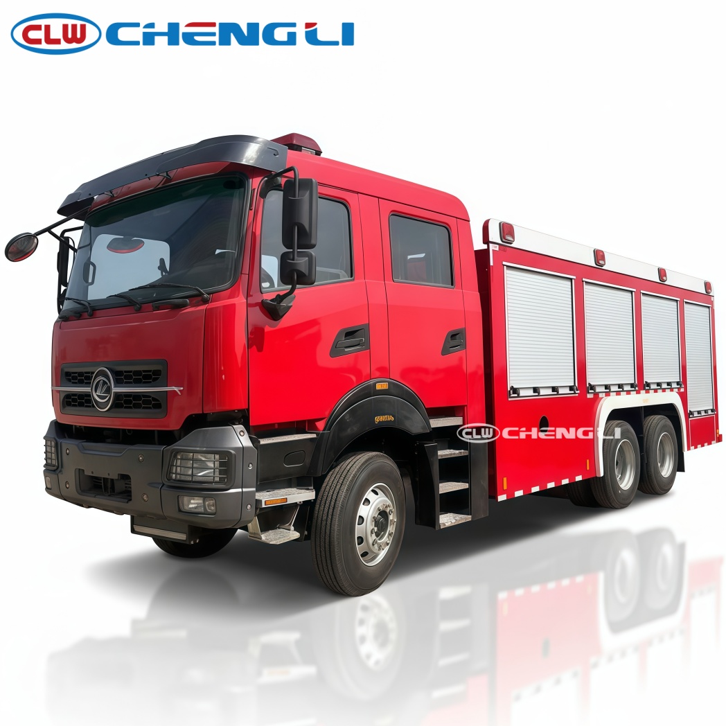 clw 6x4 16ton foam fire truck