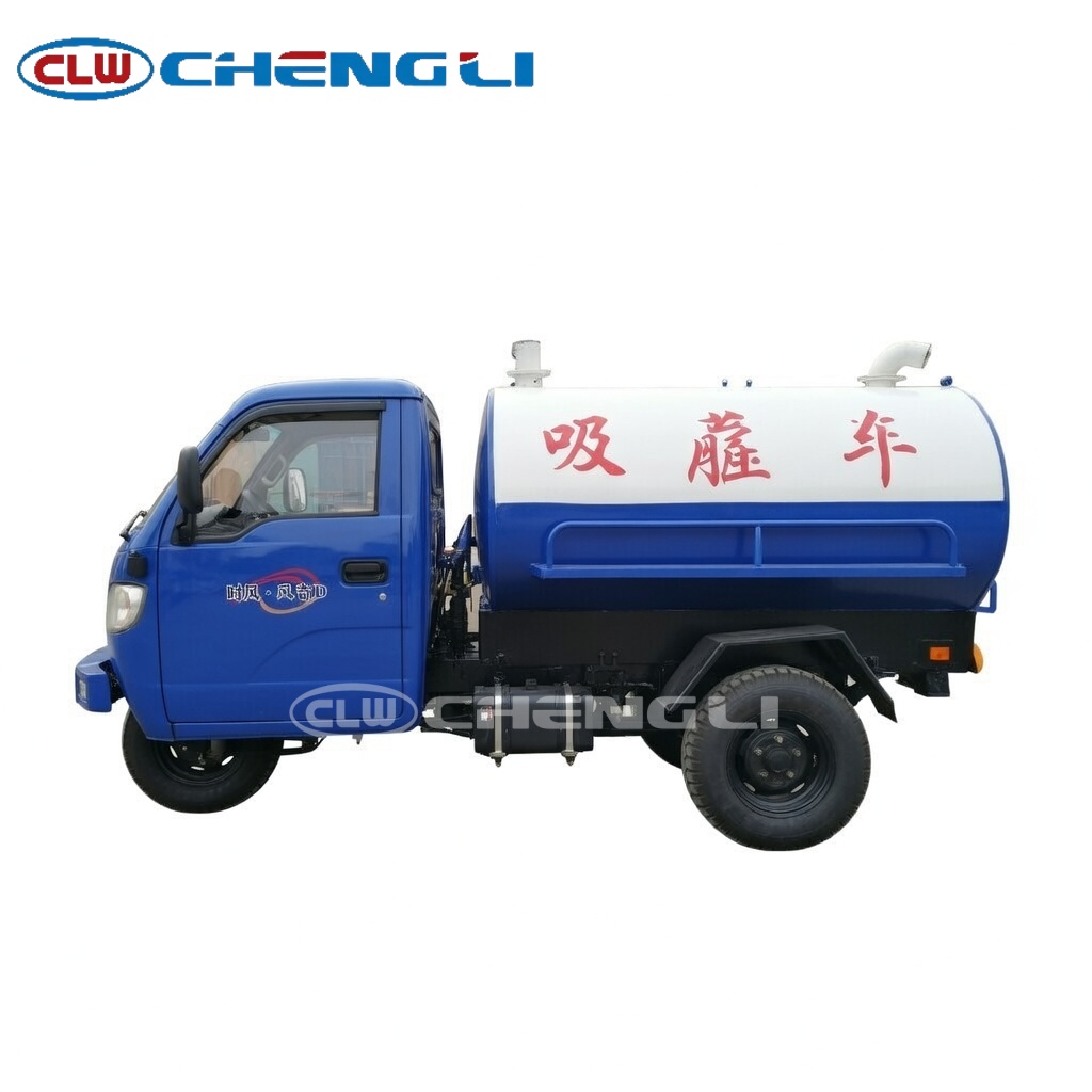 3 Wheel Vacuum Sewage Truck