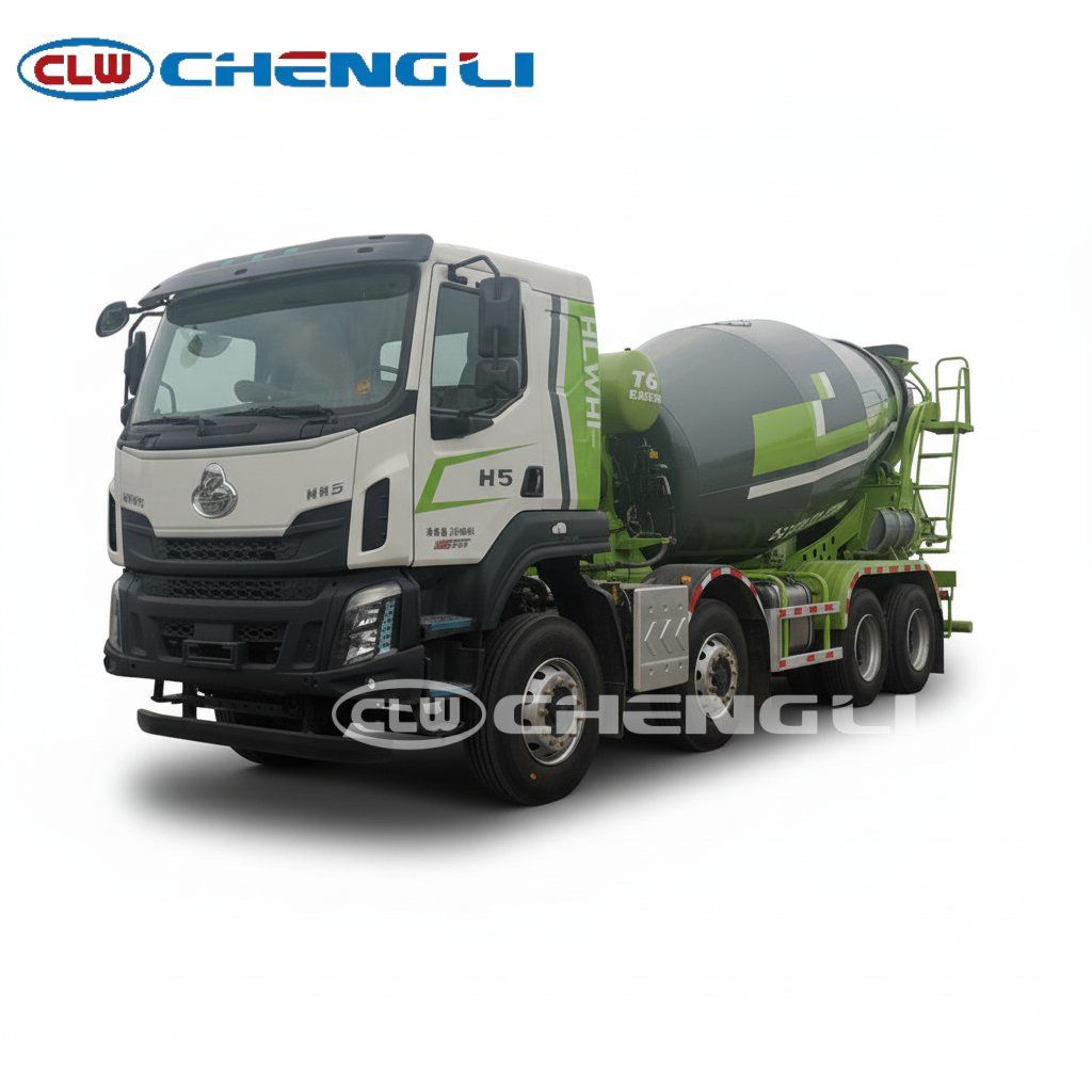 8000L Concrete Mixer Truck Front View