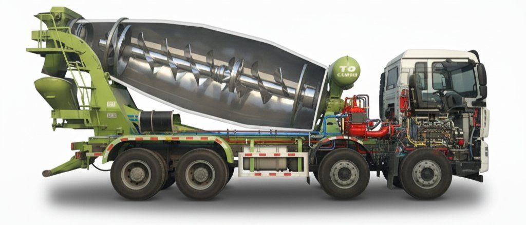 Fuel Cell Concrete Mixer Truck