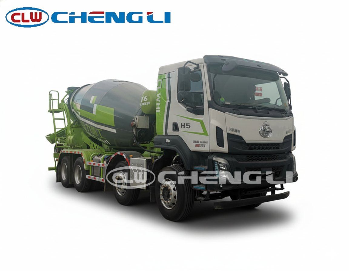 8000L Concrete Mixer Truck Front View