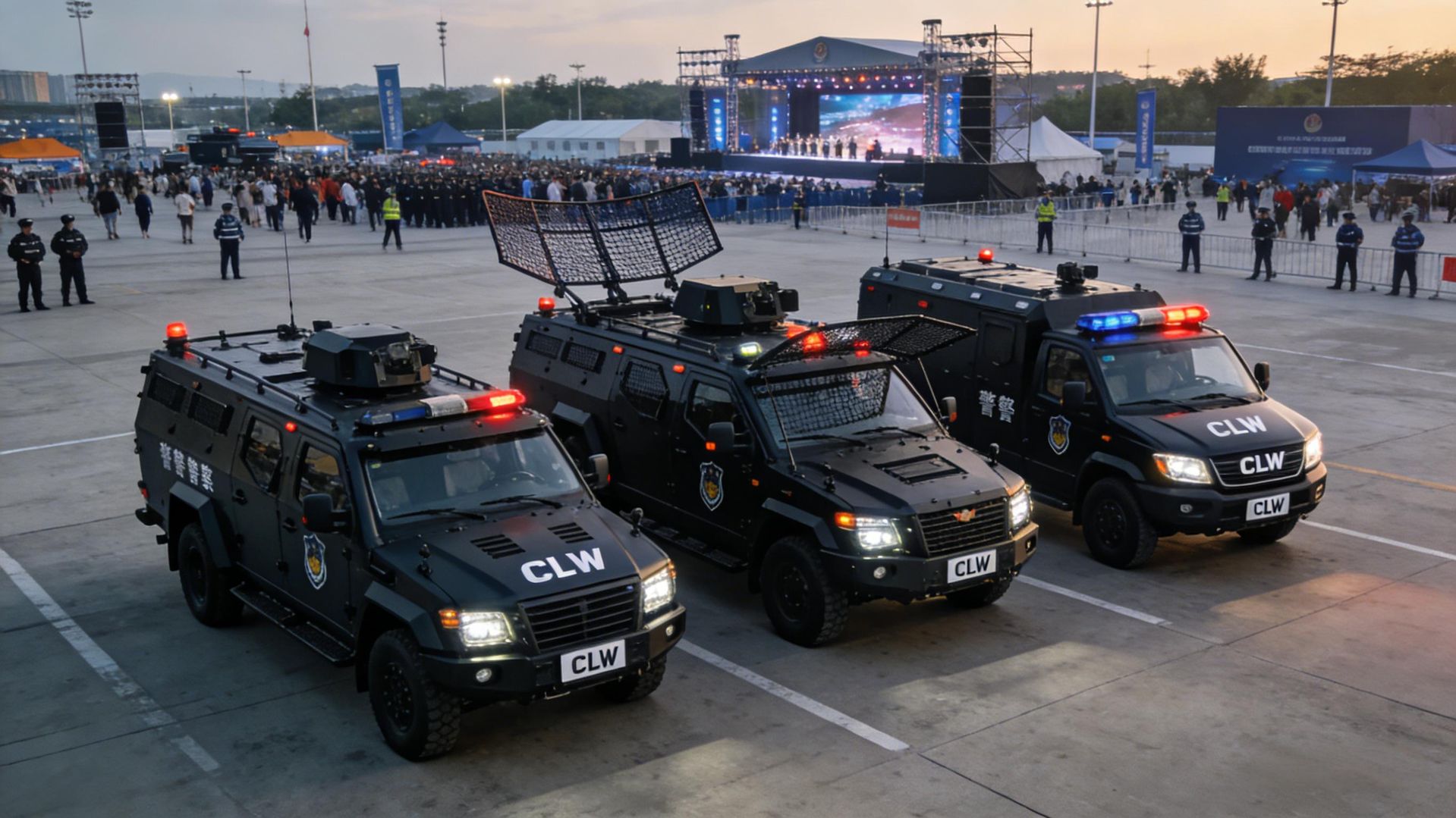 6 Tons Armored Riot Control Vehicle