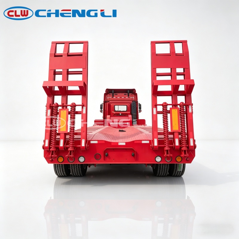 60T Low Bed Semi Trailer
