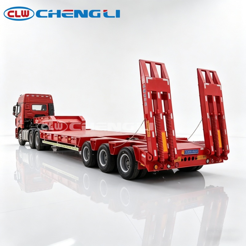 60T Low Bed Semi Trailer