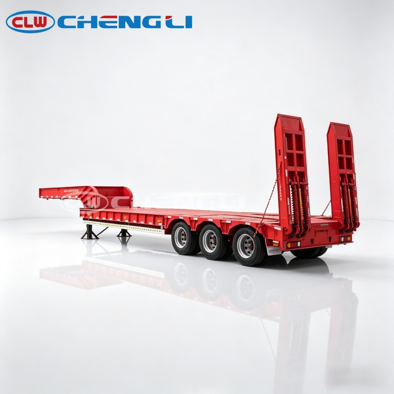 60T Low Bed Semi Trailer