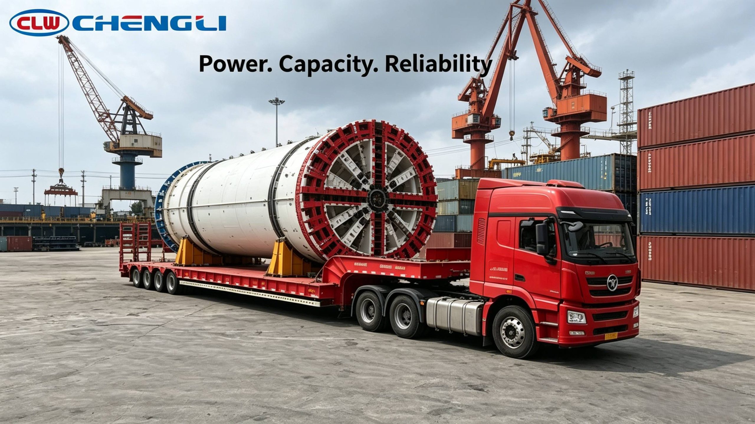 60T Low Bed Semi Trailer