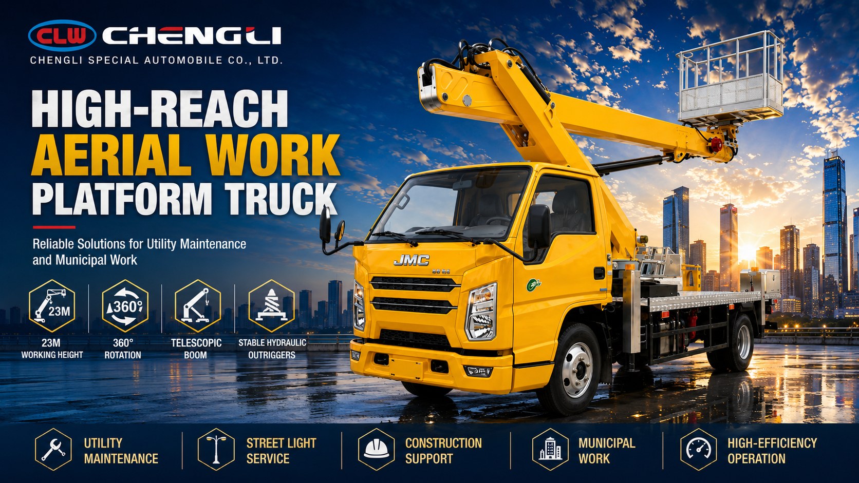 23m Aerial Work Platform Truck
