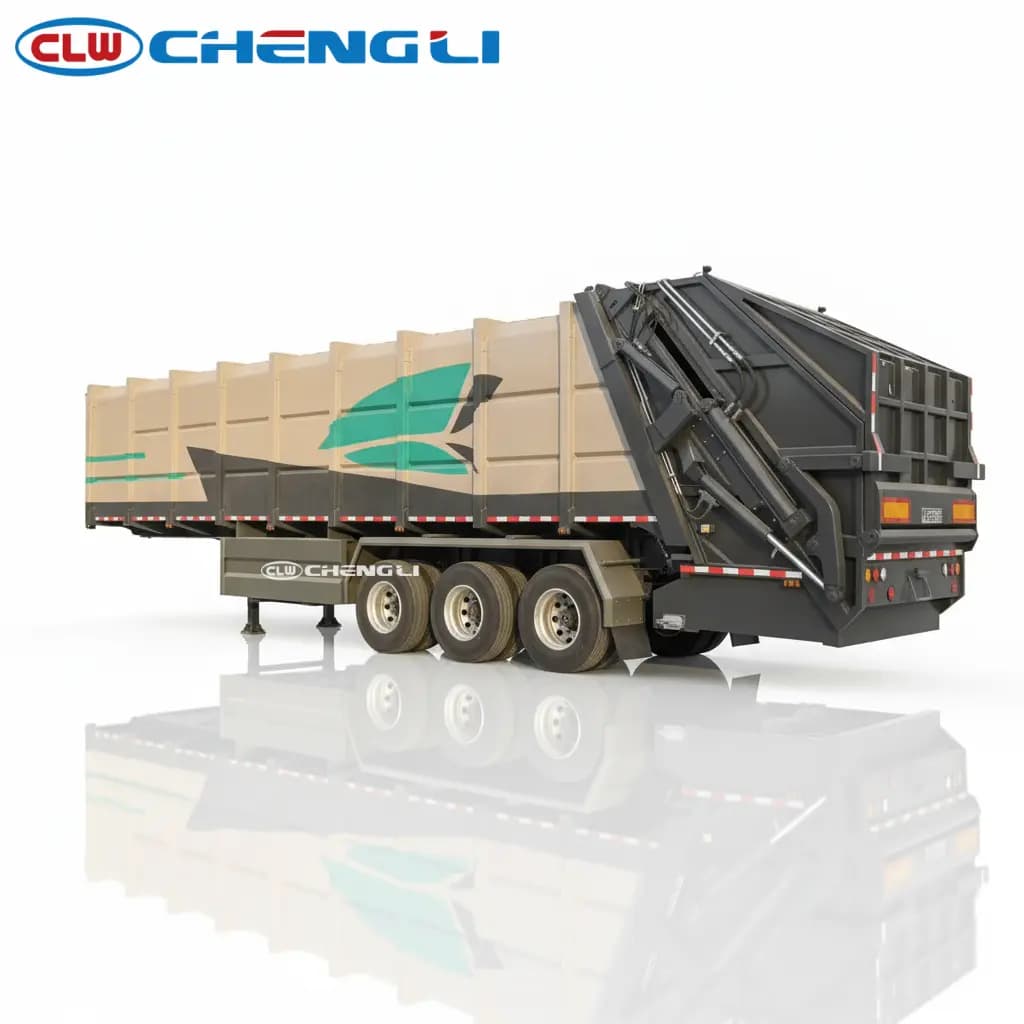 50 CBM Compactor Garbage Traileruck