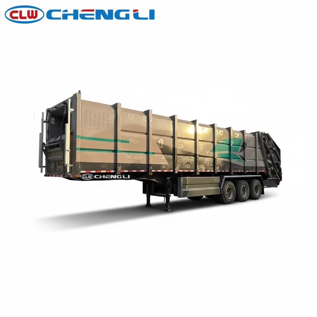 50 CBM Compactor Garbage Traileruck