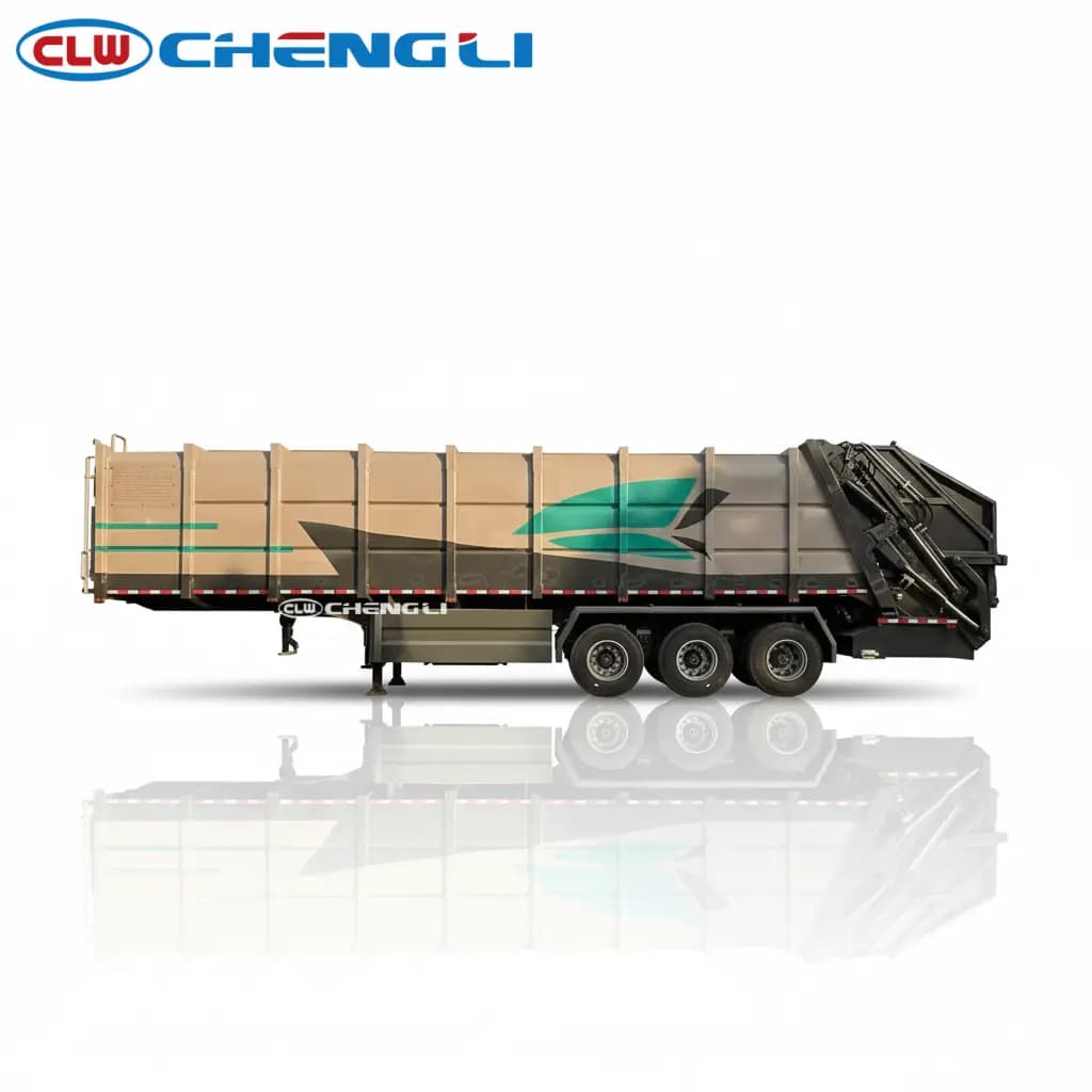 50 CBM Compactor Garbage Traileruck