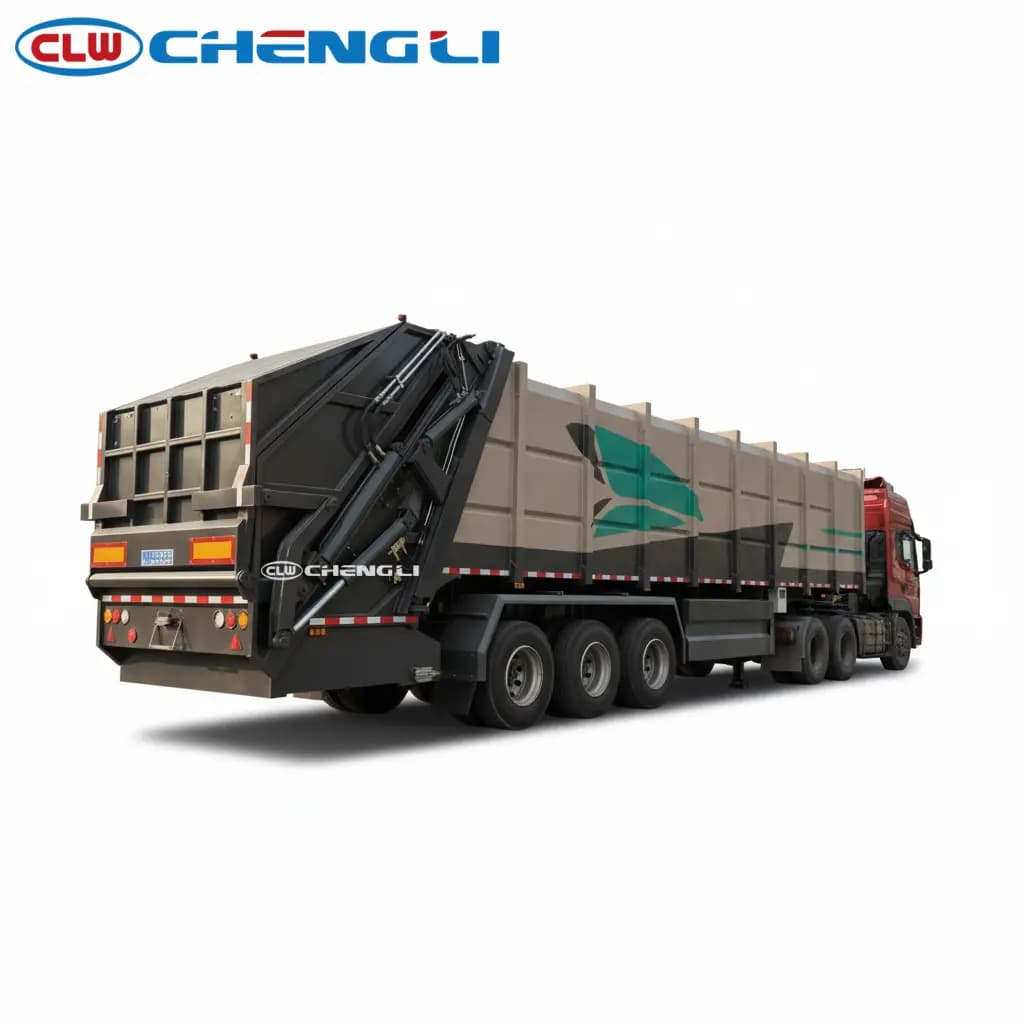50 CBM Compactor Garbage Traileruck