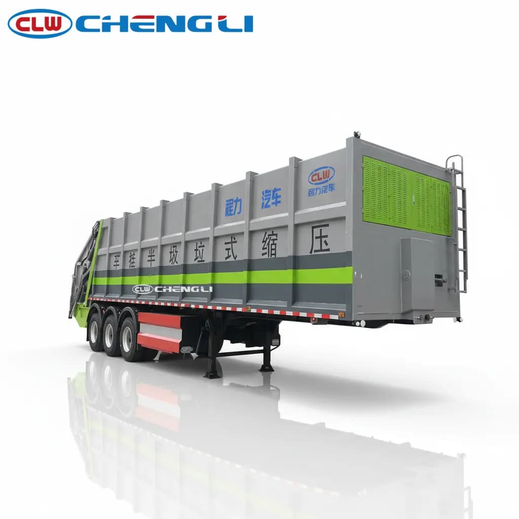 50 CBM Compactor Garbage Traileruck