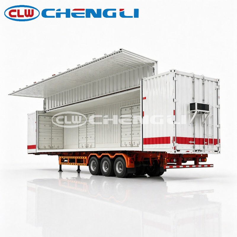85CBM Wing Opening Semi Trailer