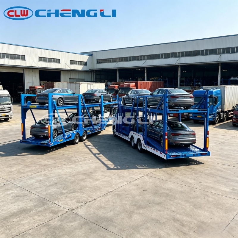 Double Decker Car Carrier Semi Trailer