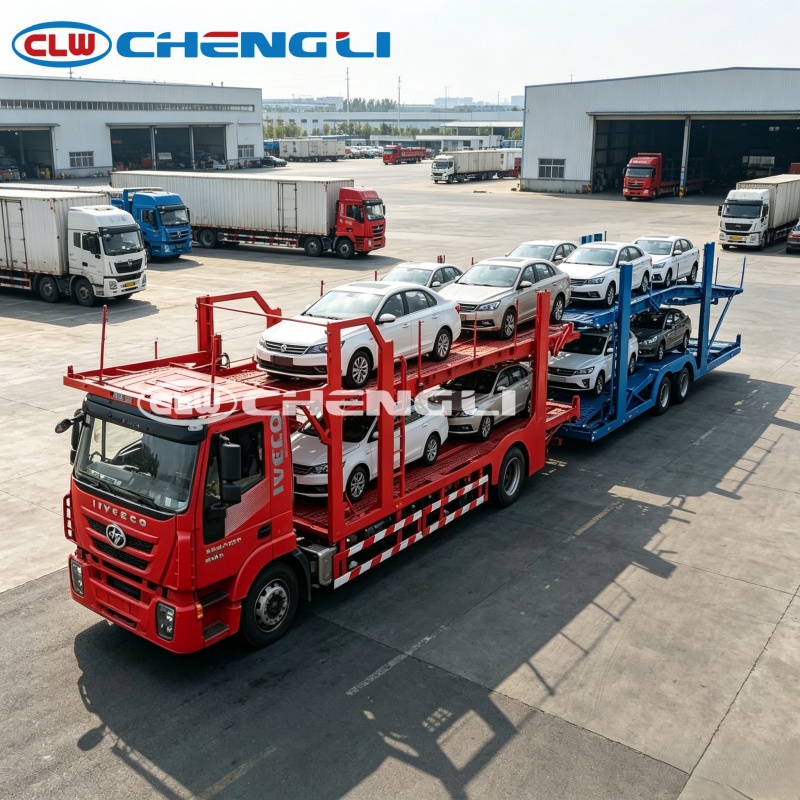 Double Decker Car Carrier Semi Trailer