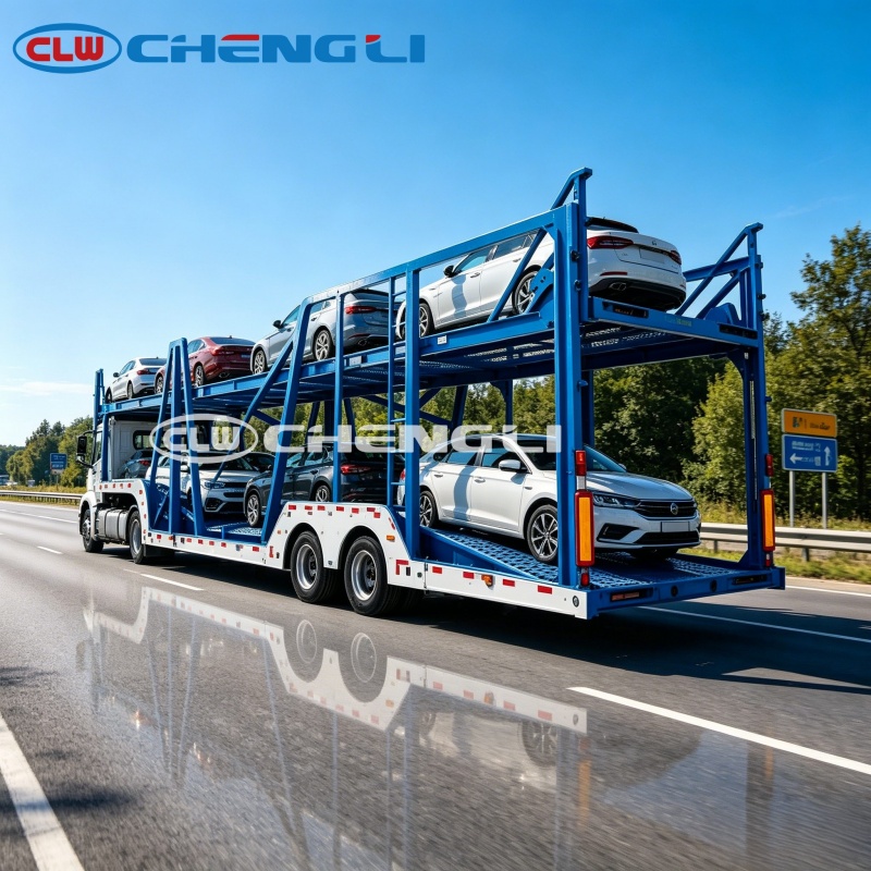 Double Decker Car Carrier Semi Trailer