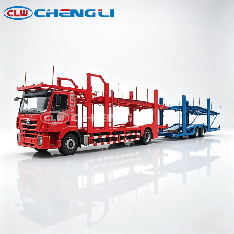 Double Decker Car Carrier Semi Trailer