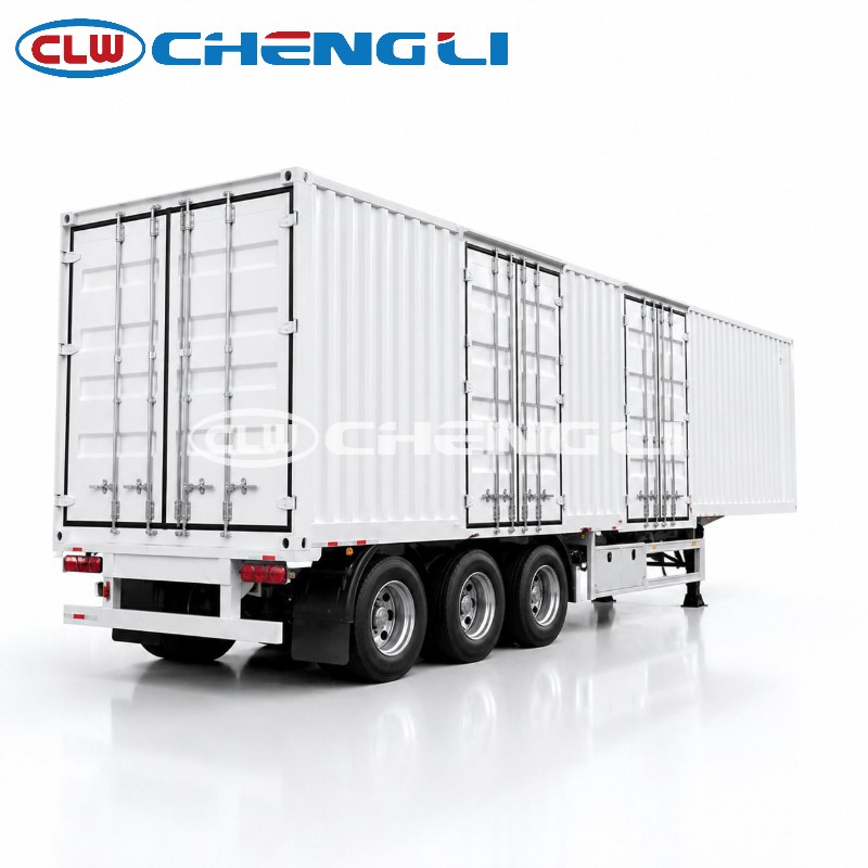 Steel Box Semi Trailer