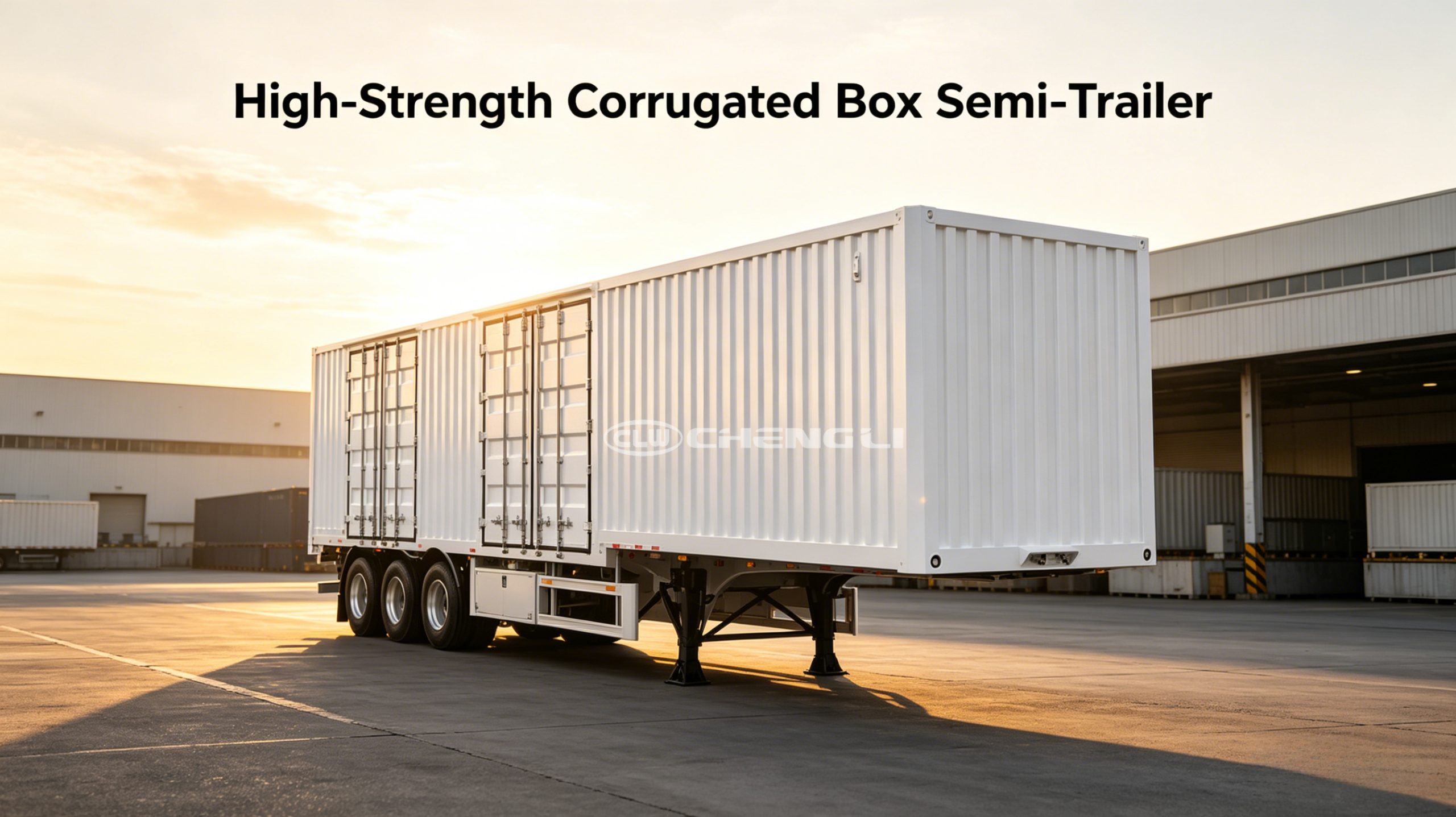 Steel Box Semi Trailer