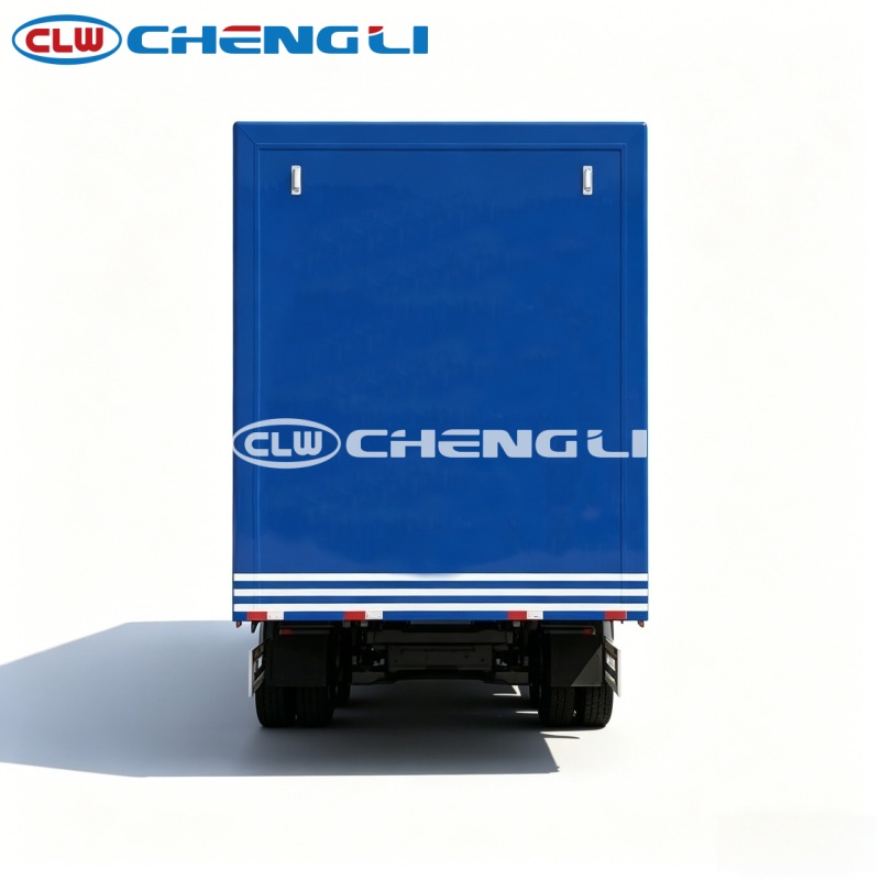 Steel Flatbed Box Semi-Trailer