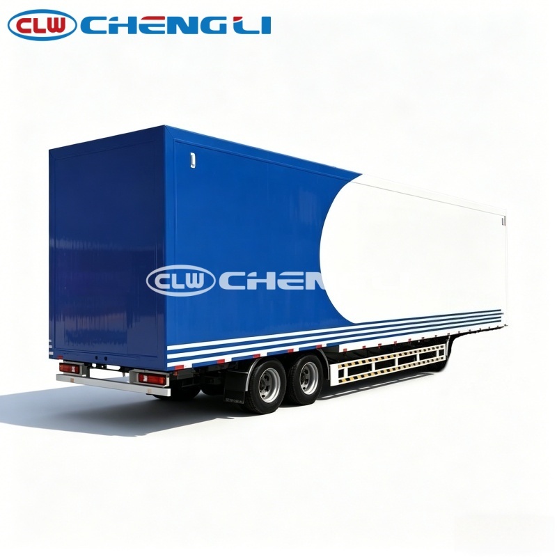 Steel Flatbed Box Semi-Trailer