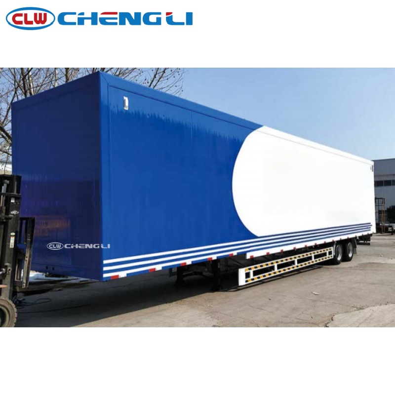 Steel Flatbed Box Semi-Trailer