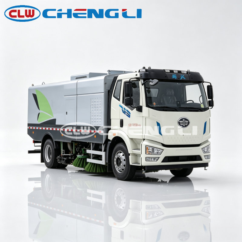 18T Electric Road Sweeper Truck