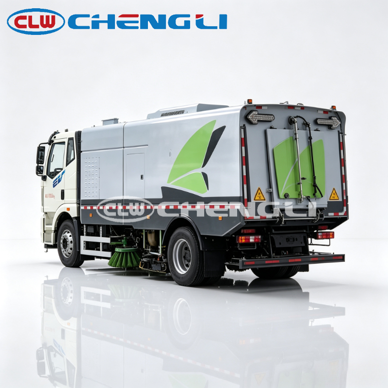 18T Electric Road Sweeper Truck