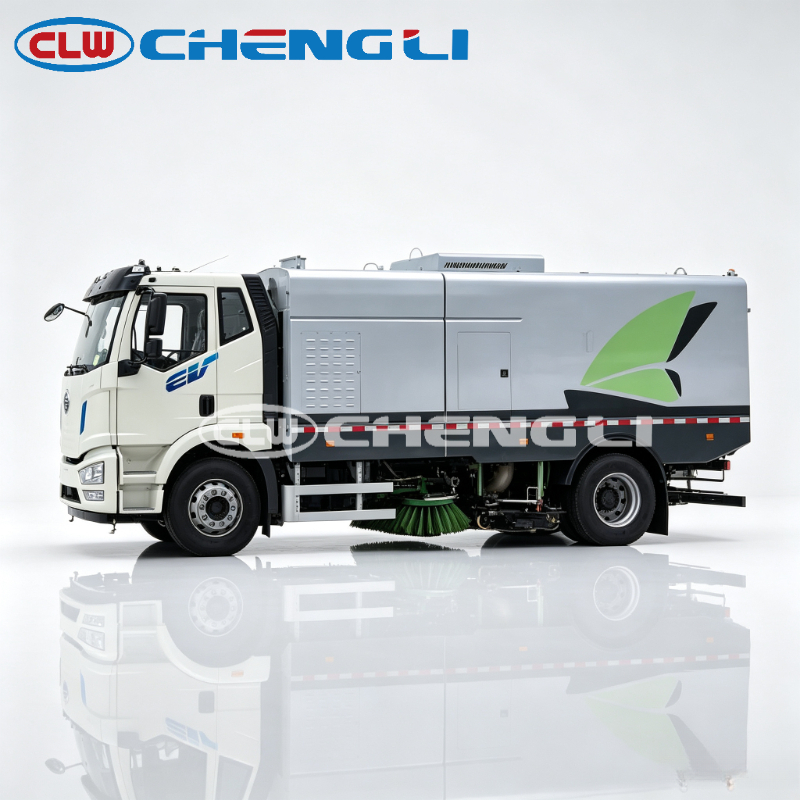 18T Electric Road Sweeper Truck