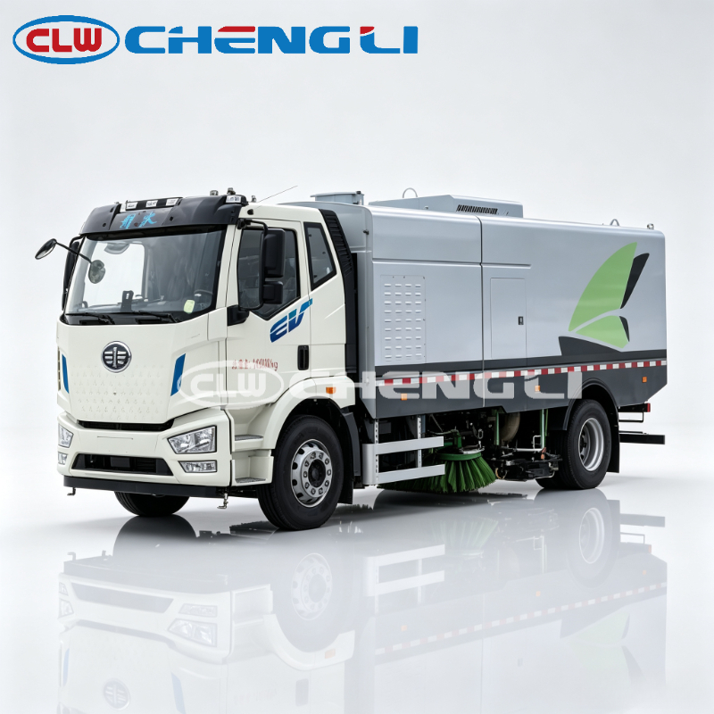18T Electric Road Sweeper Truck