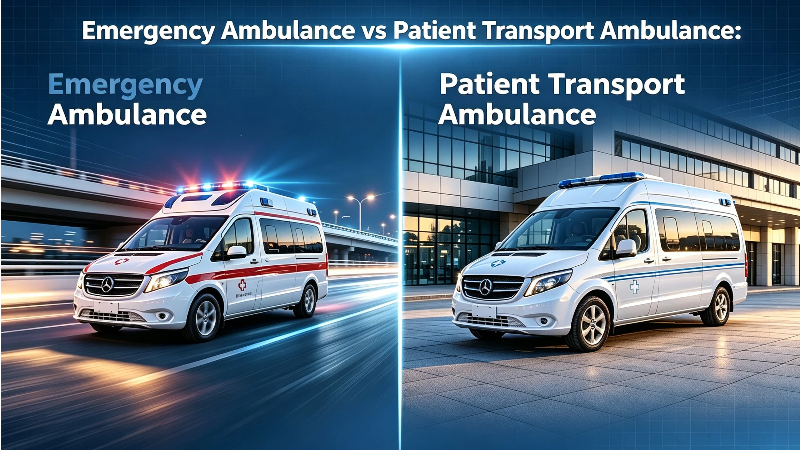 Emergency Ambulance vs Patient Transport Ambulance: What's the Difference?