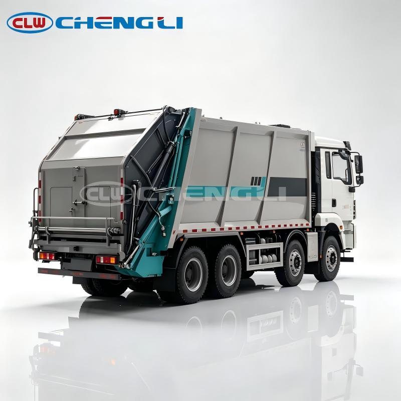 SHACMAN 8x4 Compactor Garbage Truck