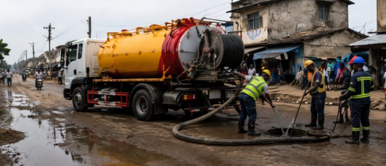 sewer jetter truck